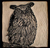 woodcut card